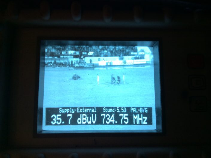 CATV Nivel Semnal RDS-RCS 734.75 2 MHz