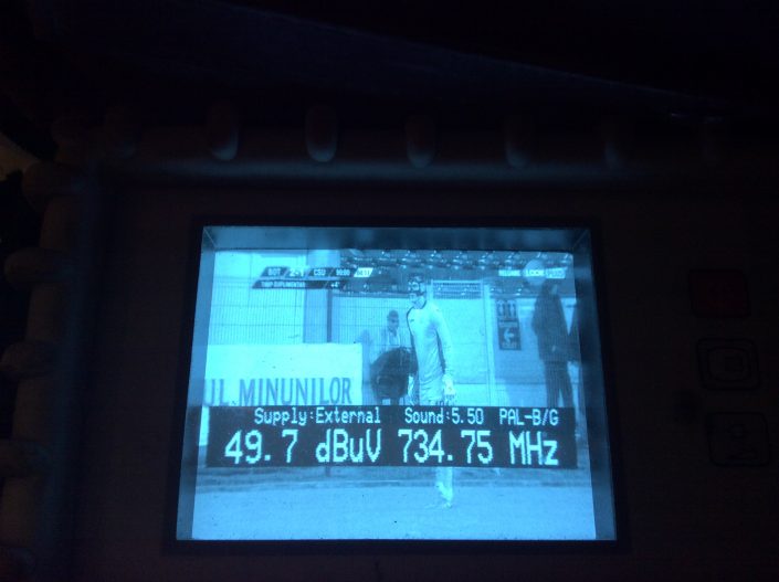 CATV Nivel Semnal RDS-RCS 734.75 3 MHz