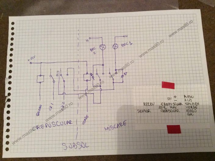 Crepuscular Finder 12v Senzor de miscare pentru exterior si variator 3
