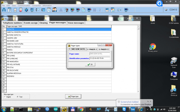 Integra SMS GSM-LT1-4