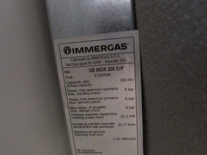 UB INOX 200 ErP cu sonda imersie 005