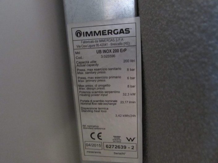 UB INOX 200 ErP cu sonda imersie 006